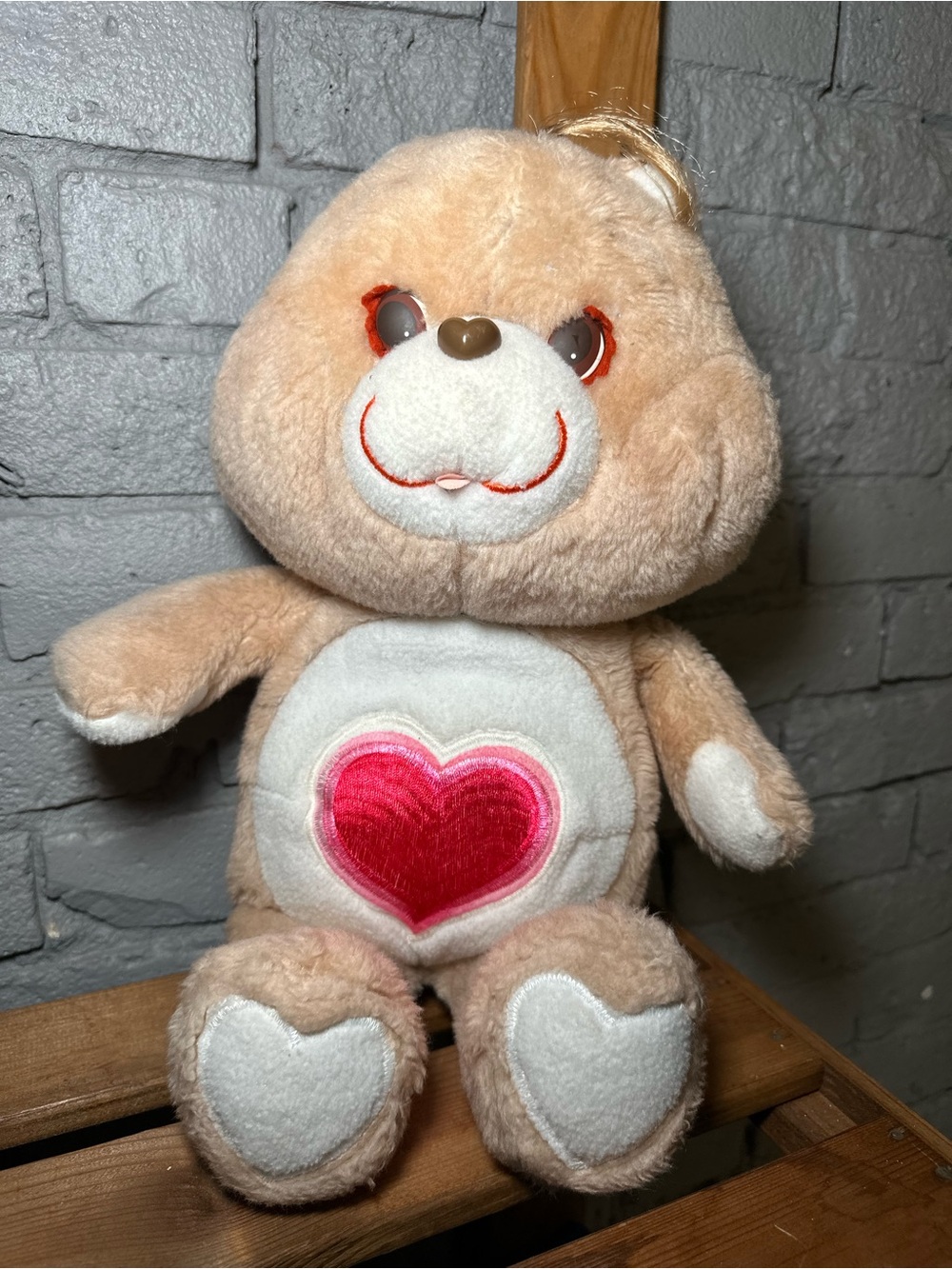 Vintage Heart Bear Care Bear